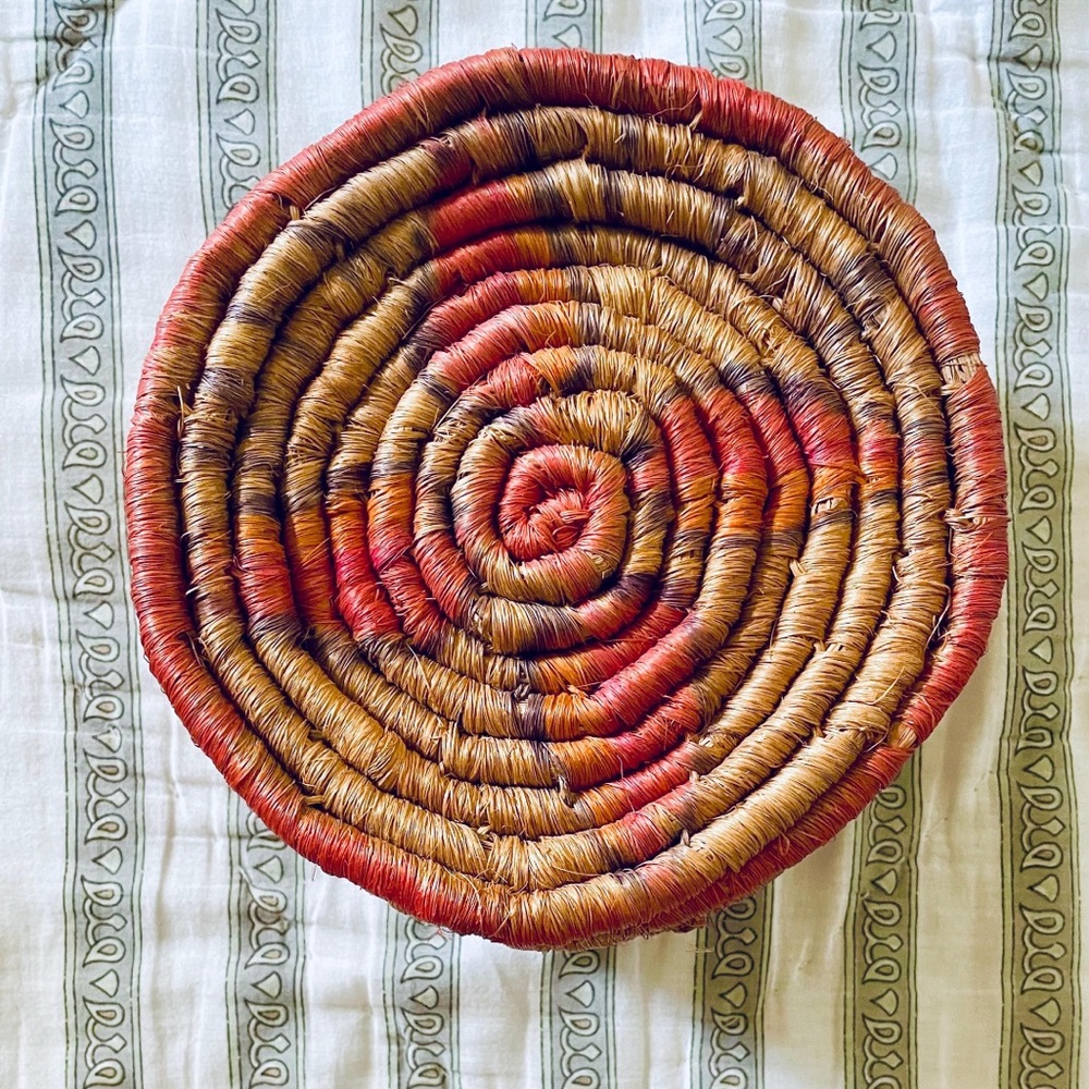Floral Weaved Basket